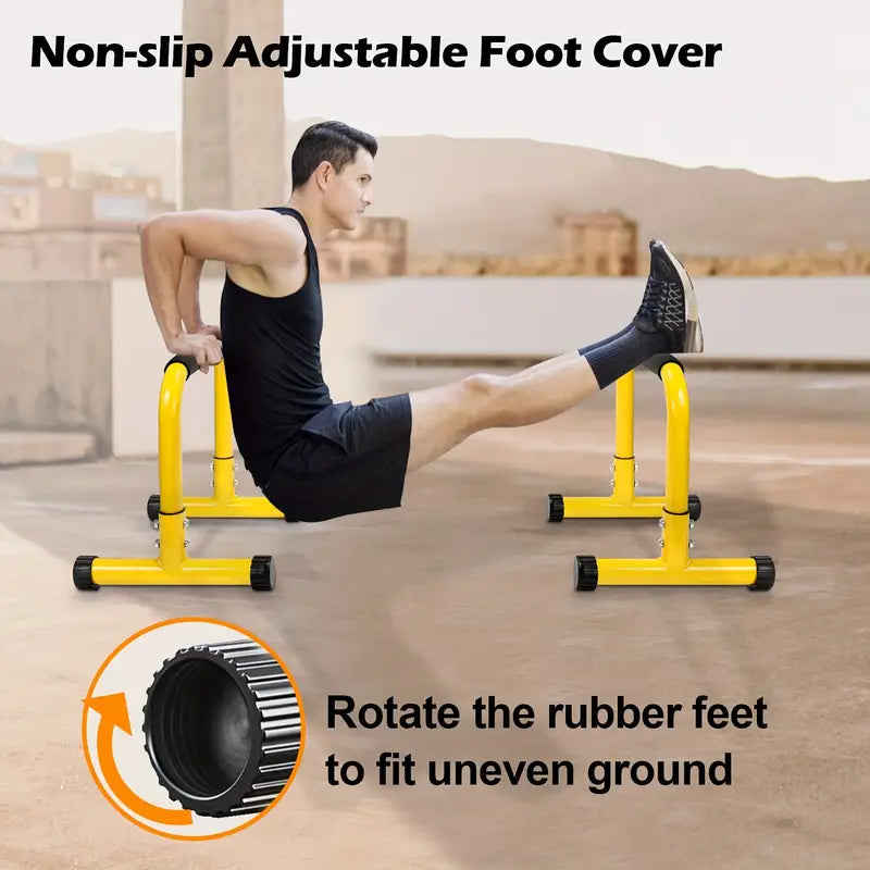 Push-Up Bars – Iron Frame, 35.5 cm Height, 300 kg Capacity, Non-Slip Base