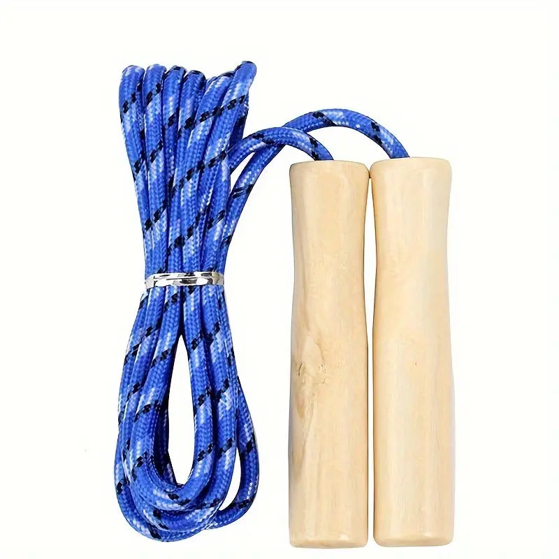 Jump Rope 4-Pack – Polyester with Wooden Handles, 210 cm Length