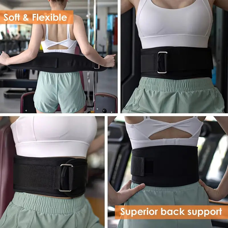 Adjustable Weightlifting Belt – EVA, Hook-and-Loop Closure