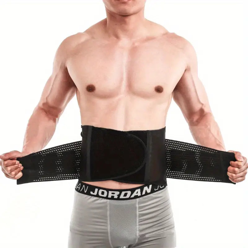 Adjustable Waist Belt – Polyester Blend, Breathable, Hook-and-Loop Closure