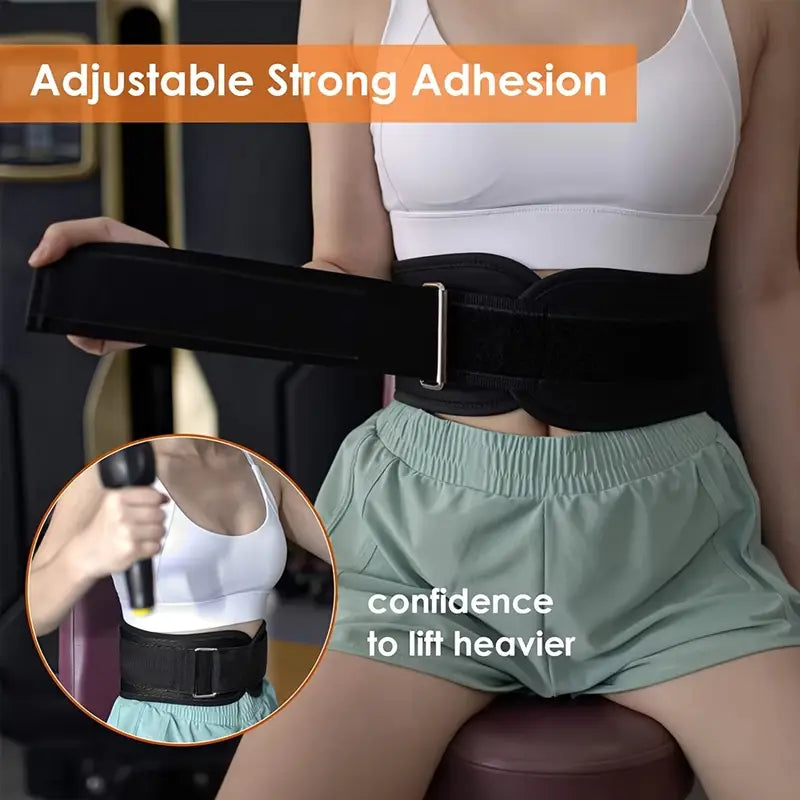 Adjustable Weightlifting Belt – EVA, Hook-and-Loop Closure