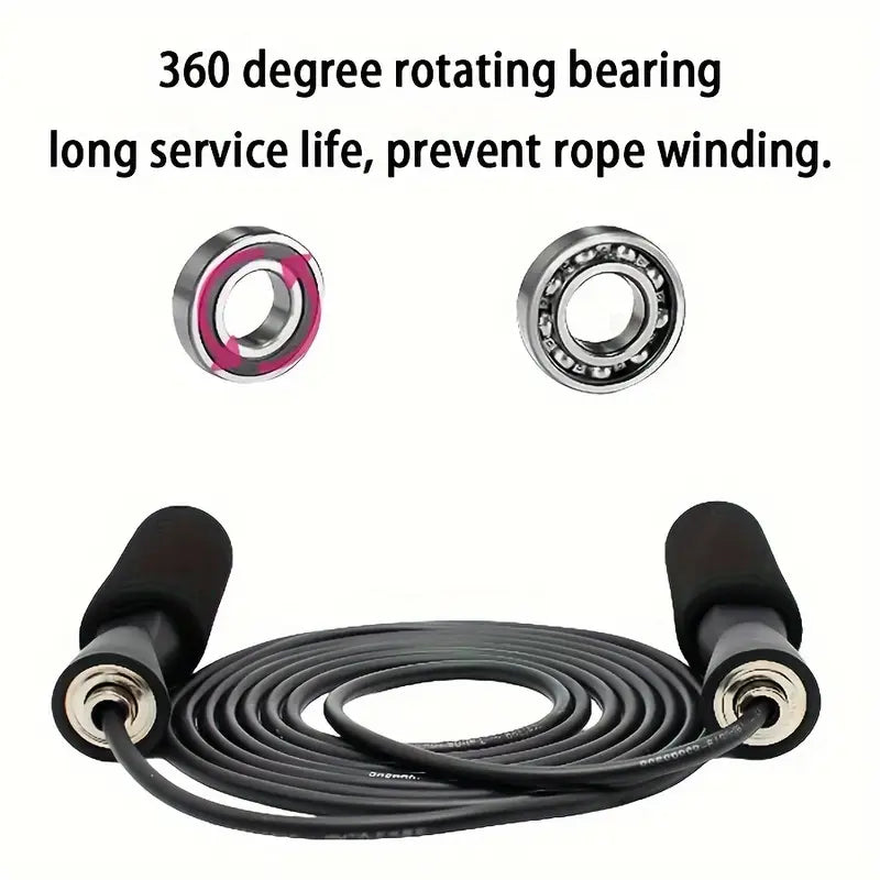 Adjustable Jump Rope – PVC, 280 cm Length, Tangle-Free