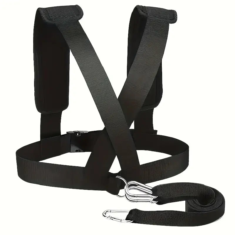 Adjustable Resistance Training Belt with Carabiner