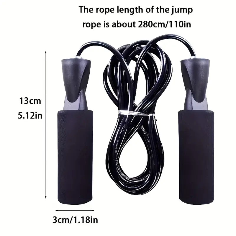 Adjustable Jump Rope – PVC, 280 cm Length, Tangle-Free