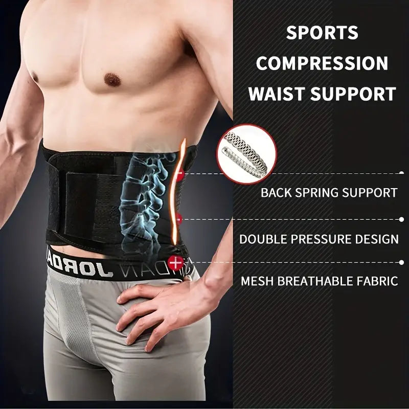 Adjustable Waist Belt – Polyester Blend, Breathable, Hook-and-Loop Closure