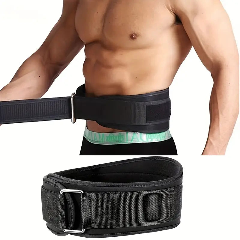 Adjustable Weightlifting Belt – EVA, Hook-and-Loop Closure