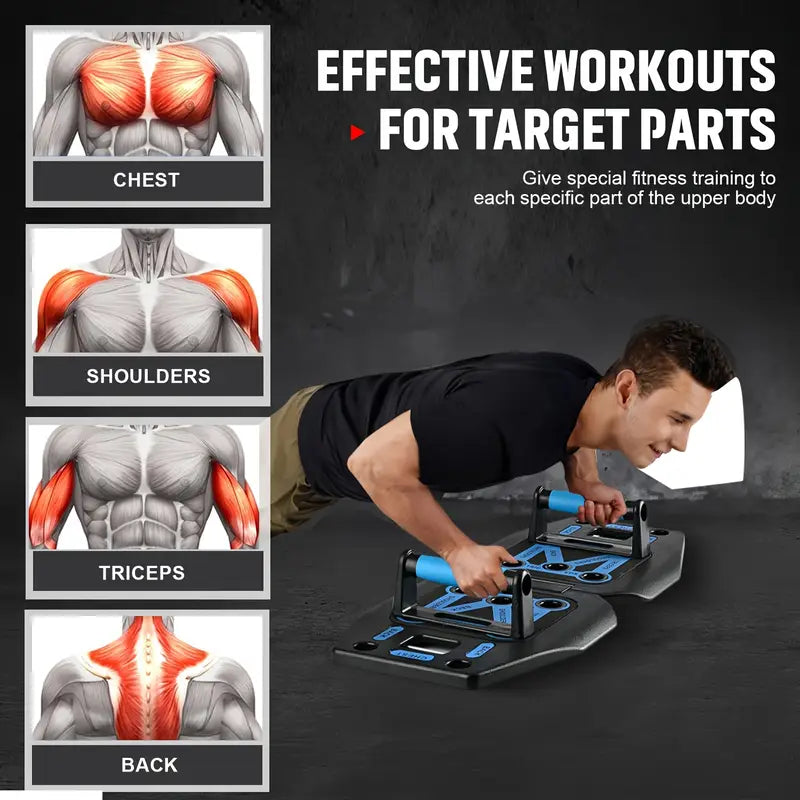 Multi-Position Push-Up Board – ABS Plastic
