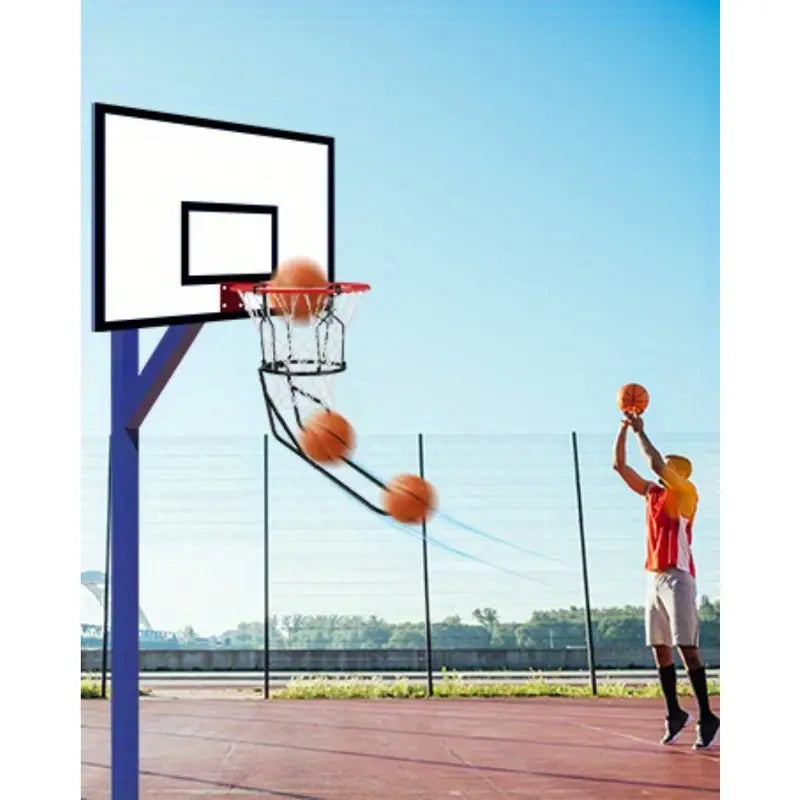 Basketball Return Trainer – 3-Hook Rebound Attachment for 18" Rims
