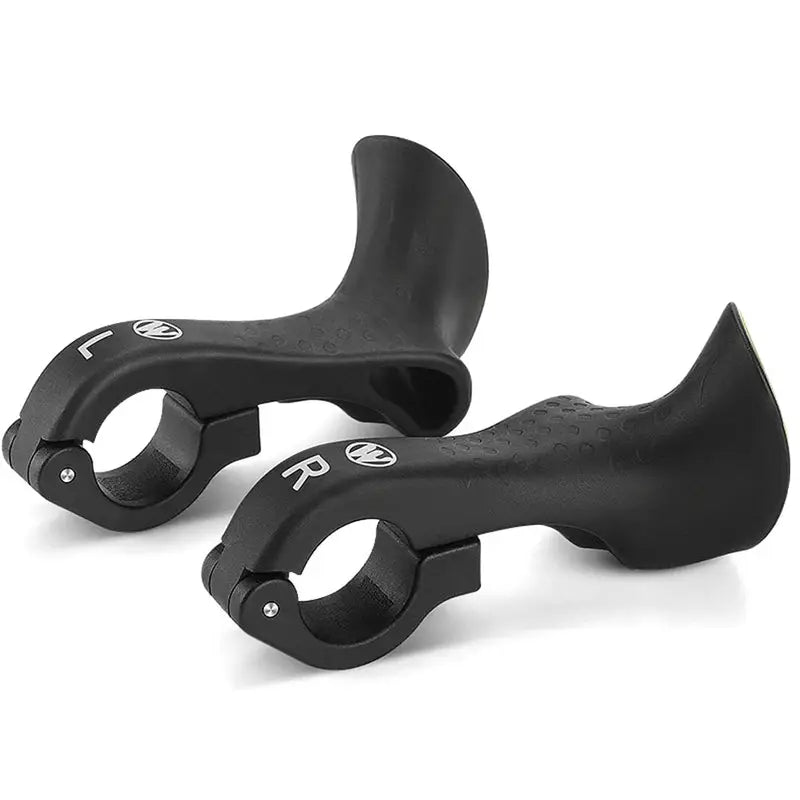 Carbon Fibre Handlebar Bar Ends – 100 mm, for 21.8–22.2 mm Handlebars, 92g Pair – Black
