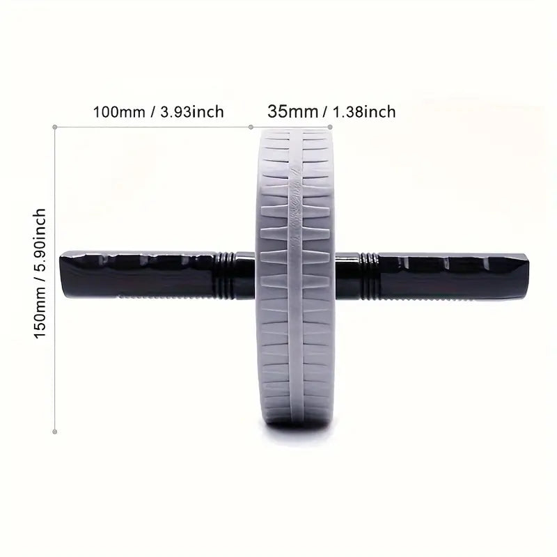 Ab Roller Wheel – 150 mm Diameter, ABS, Grey