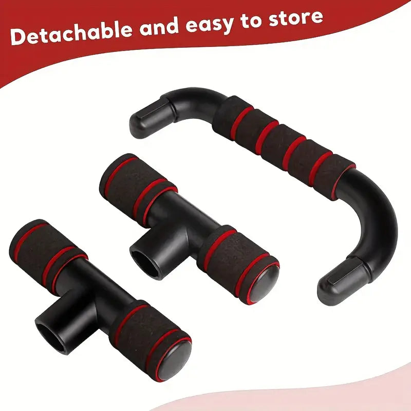 Push-Up Bars – Iron Frame with Foam Grips, 14 cm Height